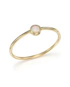 Zoe Chicco 14k Gold Thin Band With A Bezel Set Round Opal