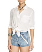 Free People That's A Wrap Shirt