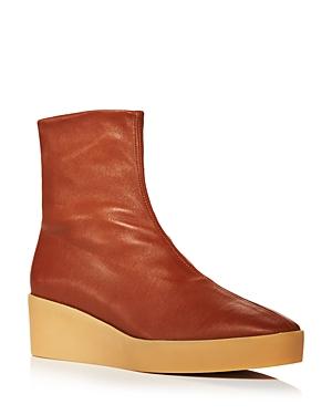 Clergerie Women's Lexa Platform Wedge Booties