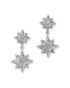 Bloomingdale's Diamond Starburst Drop Earrings In 14k White Gold, 0.70 Ct. T.w. - 100% Exclusive