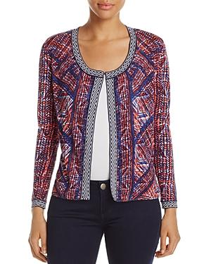 Nic And Zoe Picasso Graphic Print Cardigan
