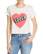 Wildfox Lover Cropped Tee