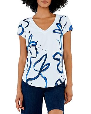 Nzt Nic+zoe Printed Short Sleeve Tee