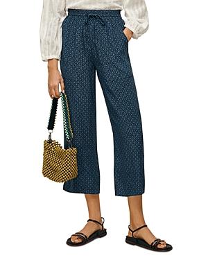 Whistles Lattice Print Ankle Pants