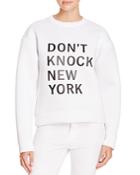 Dkny Don't Knock New York Graphic Pullover