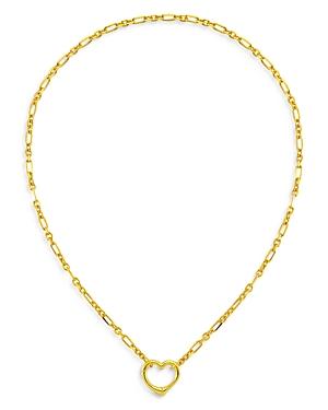 Maison Irem 18k Gold Dare Open Heart Pendant Necklace, 16