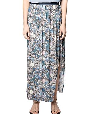 Zadig & Voltaire Josia Wild Garden Print Maxi Skirt