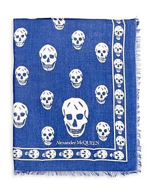 Alexander Mcqueen Classic Skull Scarf