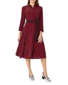 Hobbs London Alex Geo Print Midi Shirt Dress