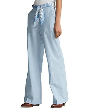 Polo Ralph Lauren Wide Leg Cotton Pants