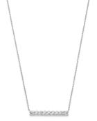 Bloomingdale's Diamond Bar Necklace In 14k White Gold, 0.5 Ct. T.w. - 100% Exclusive