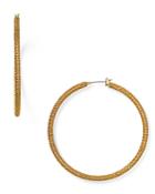 Diane Von Furstenberg Thea Textured Hoop Earrings