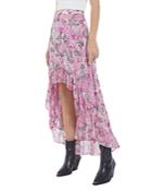 The Kooples Paisley Flowers High Low Skirt