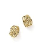 14k Yellow Gold Coil Knot Earrings - 100% Exclusive