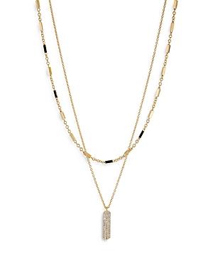 Ajoa By Nadri Wythe Double Chain Pendant Necklace, 16 And 17