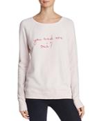 Joie Annora You And Me Oui Graphic Sweatshirt