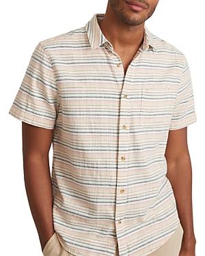 Marine Layer Selvage Striped Short Sleeve Shirt