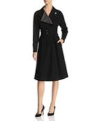Emporio Armani Belted Flared Coat