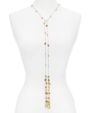 Aqua Mika Chain Wrap Necklace, 56