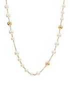 Tory Burch Logo Rosary Necklace, 37