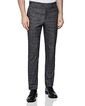 Reiss Cheval Checked Slim Fit Pants