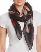 Lafayette 148 New York Abstract Print Scarf