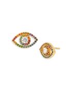 Kurt Geiger London Evil Eye Crystal Stud Earrings
