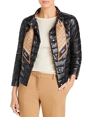 Herno Tie Neck Down Bomber Jacket