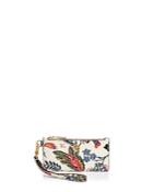 Tory Burch Parker Zip Floral Leather Card Case