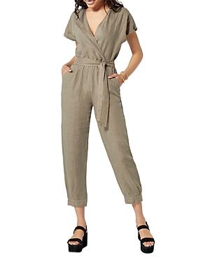 Joie Azita Belted Linen Jumpsuit