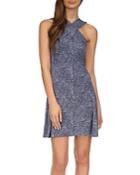 Michael Michael Kors Shibori Cross Neck Dress