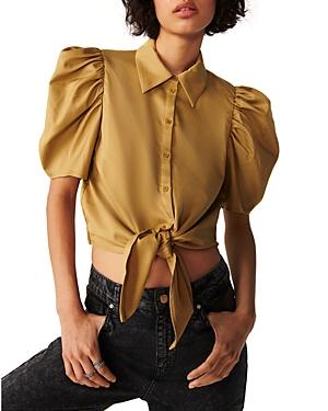 Ba & Sh Dean Puffed Sleeve Top