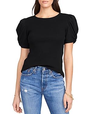 1.state Puff Sleeve Cotton Tee