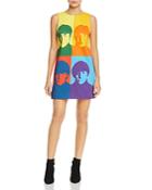 Alice And Olivia X The Beatles Clyde A-line Shift Dress