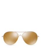Oliver Peoples Unisex Rockmore Mirrored Sunglasses, 58mm