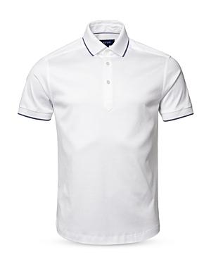 Eton Cotton Tipped Contemporary Fit Polo Shirt