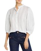 See By Chloe Embellished Cotton Voile Blouse