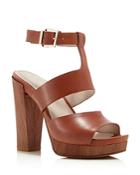 Kenneth Cole Ray Ankle Strap Platform Sandals