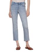 Frame Le Crop Mini Bootcut Jeans In Alemany Road