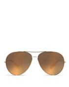 Oliver Peoples Women's Sayer Square Aviator Mirrored Sunglasses, 63mm