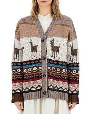Weekend Max Mara Distal Fair Isle Cardigan