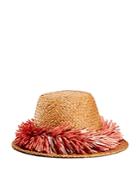 Gigi Burris Millinery Sunrise Raffia-trim Straw Hat