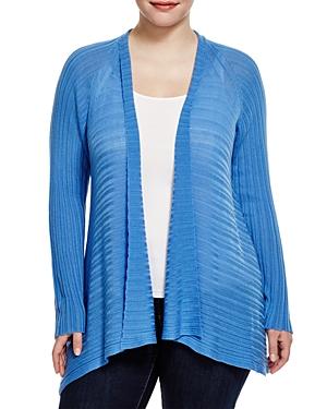 Eileen Fisher Plus Ribbed Cardigan