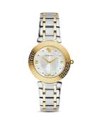 Versace Daphnis Greca Engraved Two-tone Watch, 35mm
