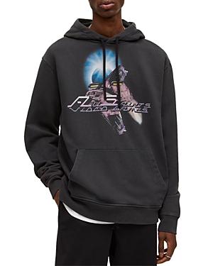 Allsaints Arcade Graphic Print Hoodie