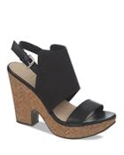 Naya Platform Sandals - Misty Two-piece Cork High Heel
