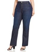 Eileen Fisher Plus Bootcut Jeans In Blue Indigo