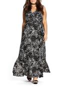 City Chic Rose Cage Maxi Dress