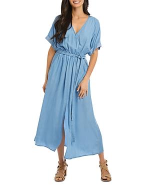 Karen Kane Chambray Midi Dress