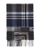 The Men's Store At Bloomingdale's Cashmere Big Plaid Scarf